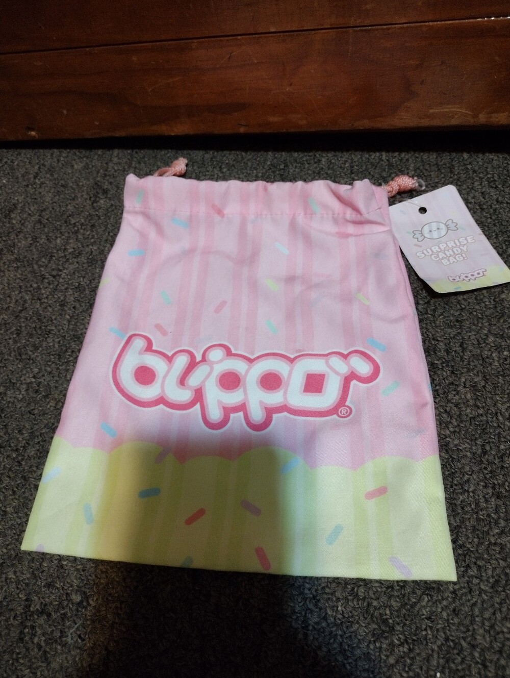 Pink Drawstring Surprise Candy Bag - Kids Toys Accessory